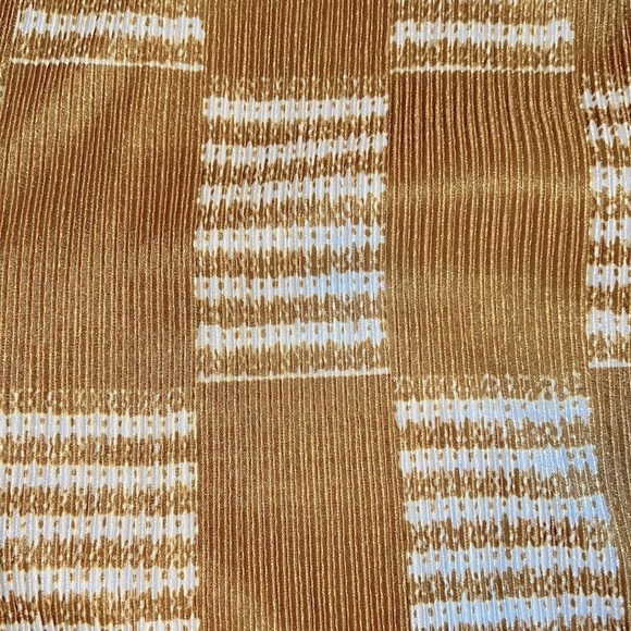 Slinky Ribbed Puddle Flare Mustard Yellow Pants - Size 10 - Picture 4 of 8